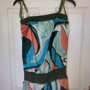Colorful Strappy Dress